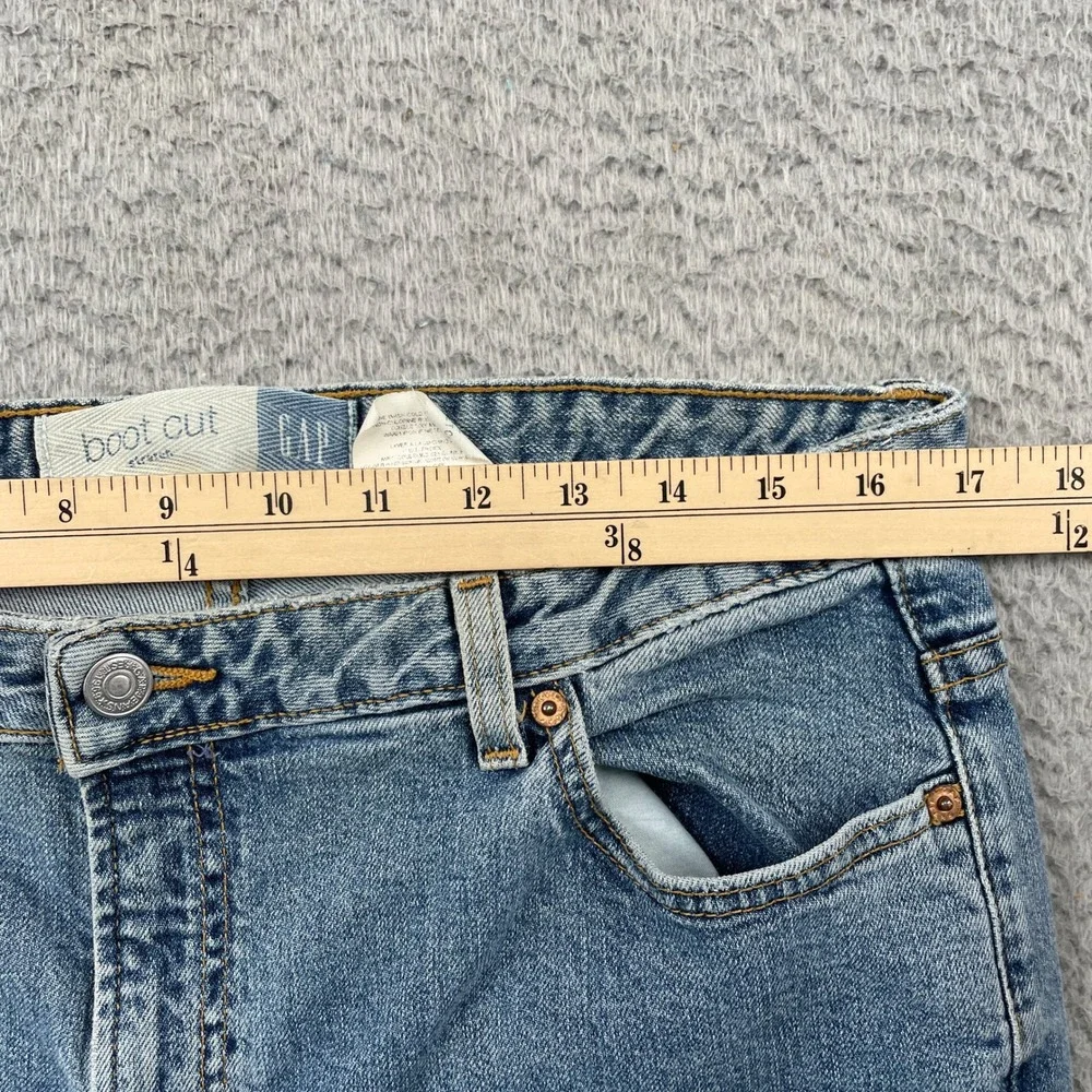 Gap Jeans Women 14 Blue Boot Cut Stretch Regular Mid Rise Denim 121846-00-1